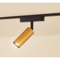 Lindby spot LED 48 V Lumaro, or, Ø 4 cm, aluminium, intensité variable