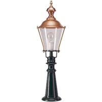 K.S. Verlichting Elburg path light, black, height 75 cm, metal, IP44