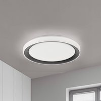 LOLA Smart Disk LED ceiling lamp black/white, RGBW