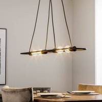 Lucande Tornike hänglampa, 4 lampor, stål