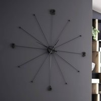 KARE Horloge murale Like Umbrella, aluminium, polystyrène, Ø 100 cm