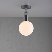 Buster + Punch Forked Gunmetal/glass opal Ø 20cm