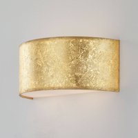 Hufnagel LED-vägglampa Alea dimbar, med bladguld