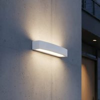 Ideallux Ideal Lux utomhusvägglampa Andromeda, vit, bredd 45 cm, E27