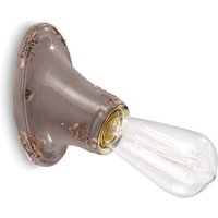 Ferroluce Applique murale C115 de style vintage taupe