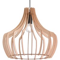 Reality Leuchten Wood - trä-hänglampa i lamelldesign