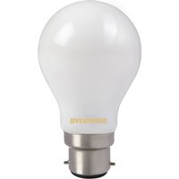 Sylvania LED bulb, B22, 7 W, 827, satinised, not dimmable