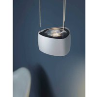 LOOM DESIGN LED-pendellampa Air, vit, aluminium, 13 cm