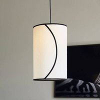 PR Home Ava hanging light, Ø 25 cm, organic cotton, cream