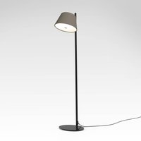 MARSET Tam Tam golvlampa, 1 lampa, matt, brun