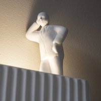 Karman Umarell dekofigur, højde 15 cm eftertænksom