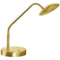 FISCHER & HONSEL LED-bordslampa Tallri, mässing, höjd 60 cm, CCT, touchdimmer