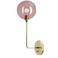 DESIGN BY US Applique murale Ballroom Long, rose, verre soufflé