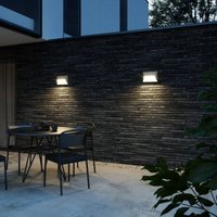 Nordlux Utomhusvägglampa Pontio 27 kantig, sand