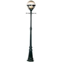K.S. Verlichting Luminaire d'extérieur Sumatra, noir, hauteur 215 cm, métal, IP44
