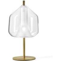 miloox by Sforzin X-Ray table lamp, 18 cm high lampshade, clear