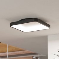 EGLO connect Smart LED ceiling lamp Loretello-Z, angular, black