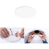 Paulmann Veluna Edge LED infälld IP44 4.000K Ø 12cm