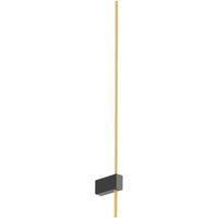 Wever & Ducré Lighting WEVER & DUCRÉ Finlin 1,0 vägg svart/guld 3 000K