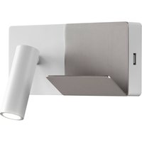 LEDS-C4 E-Lamp Mini LED-vägglampa vit/grå