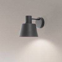 SIGMA Vägglampa Dunka, olivgrön, 1 lampa, stål, höjd 17 cm