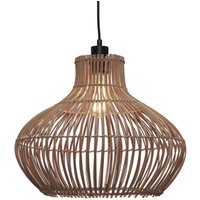 GOOD & MOJO Hängelampe Kalahari, Ø 42 cm, natur, Rattan, E27