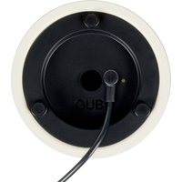 GUBI Lampe à poser LED rechargeable Obello, IP44, verre givré