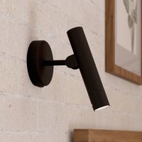 EGLO Almudaina LED-vägglampa, svart Bredd 11 cm, stål