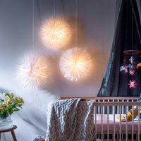 Sterntaler 2022 étoile en papier 3D Ø 45 cm blanc