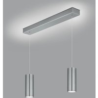 Knapstein LED-hänglampa Helli up/down 2 lampor nickel matt