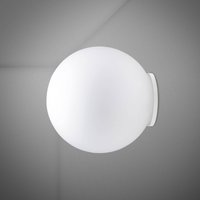 Fabbian Lumi Sfera glas-vägglampa, Ø 35 cm