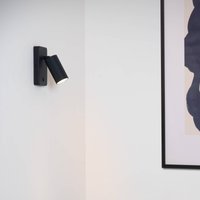 Lucide Spot mural Clubs à 1 lampe, noir