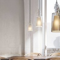 Hänglampa Karman Alibaglass Medium, transparent, Ø 18 cm