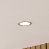 EGLO connect Luminaire encastrable LED intelligent Fueva 6-Z, gris, Ø 12 cm