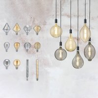 Trio Lighting LED bulb E27 4 W 2,700 K diamond filament amber