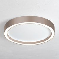 Bopp Aura LED-loftlampe Ø 30cm hvid/taupe