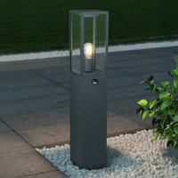 Trio Lighting GARONNE sensor path light, anthracite, height 80 cm, metal IP44