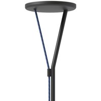 Fabbian LED-golvlampa Rio, antracit, dimbar, 3.000 K