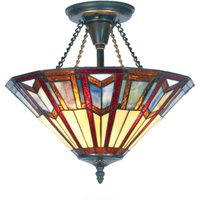 Artistar LILLIE - taklampa i tiffanystil