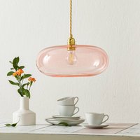 EBB & FLOW Horizon hængelampe rosé-guld, Ø 36cm