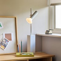 Hübsch Table lamp set, light grey, height 60 cm, iron/glass