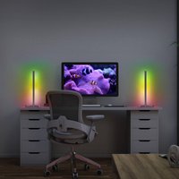 Lampe de table OSRAM SMART+ WiFi CORNER MAGIC, argent, 43 cm RVB