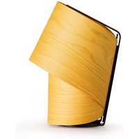 LZF LAMPS LZF bordslampa Tiny, gul, höjd 22 cm, träfanér