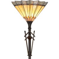 Clayre&Eef Uliana golvlampa i Tiffany-stil