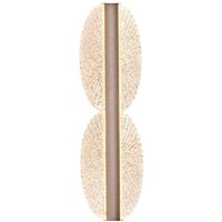 Viokef Evana LED wall light, silver/clear, width 40 cm, metal