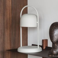PLEASE WAIT to be SEATED Table lamp QUAY, stone grey