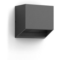 Philips LED-Außenwandleuchte Alix UE, anthrazit, Alu, IP44