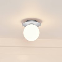 Nuura Aps Nuura Liila 1 Medium vägglampa IP44, silver/vit, varmvit