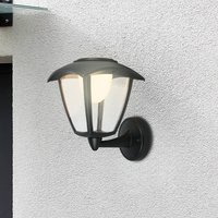 Briloner LED-utomhusvägglampa 3929015, svart, touchdimmer
