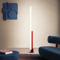 kdln LED floor lamp Model T, multicoloured, height 185 cm, dimmer